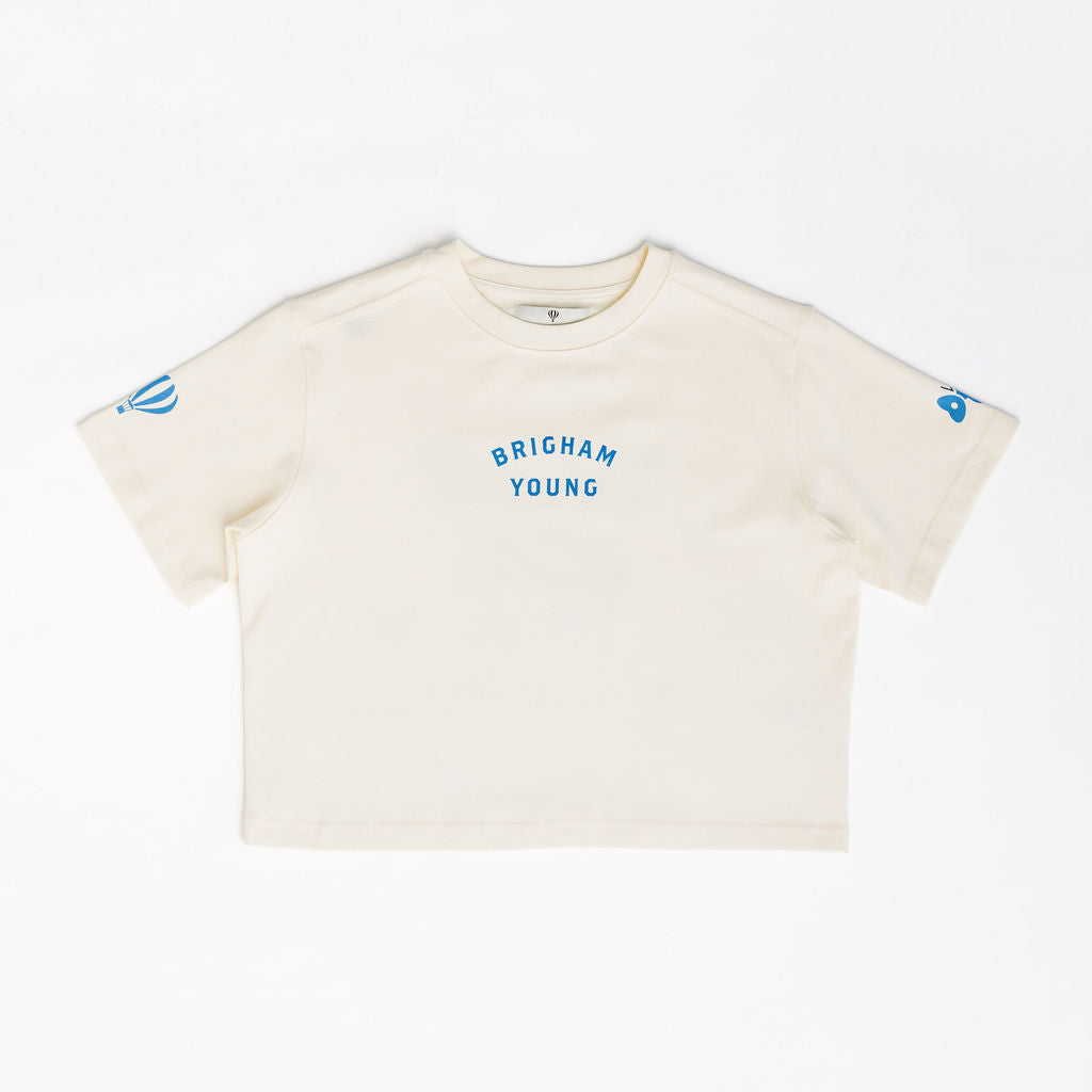 BYU Run4Her Crop Tee