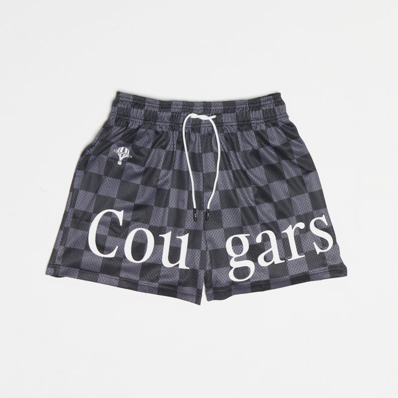 BYU Black Checkered Shorts