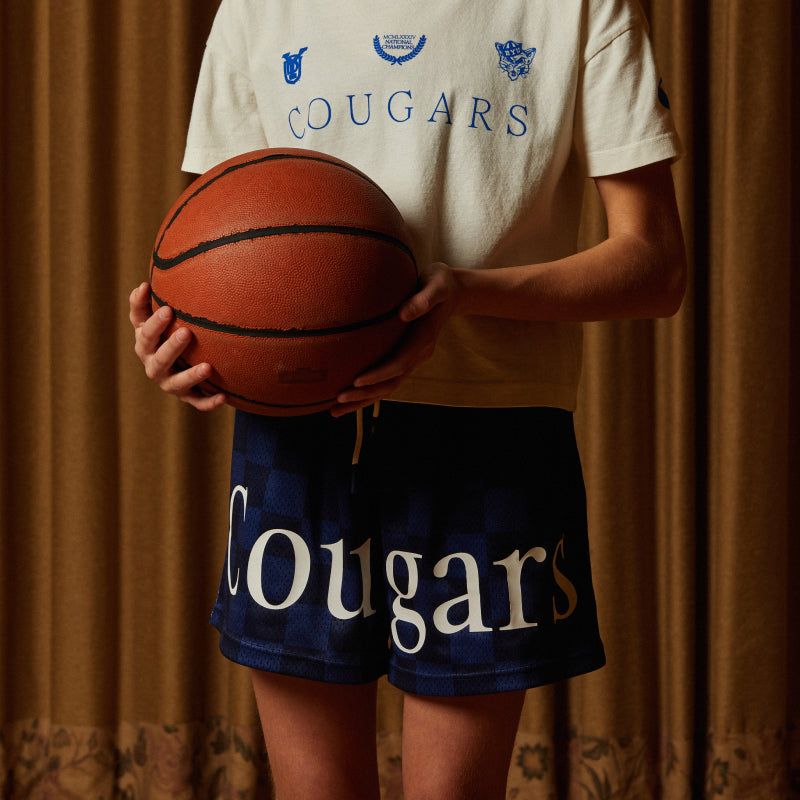 BYU Black Checkered Shorts (Youth)