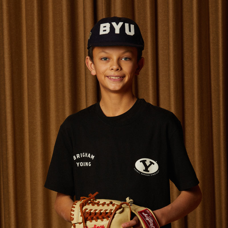BYU Black LES Tee