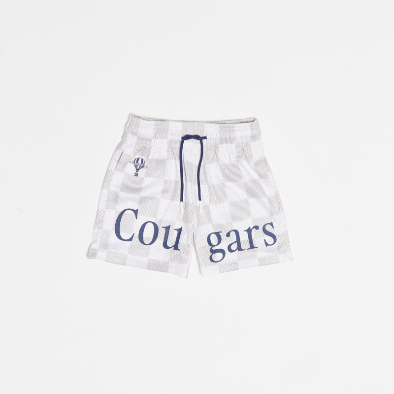 BYU White Checkered Shorts (Youth)