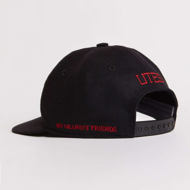 UTAH Black Wool Field Hat