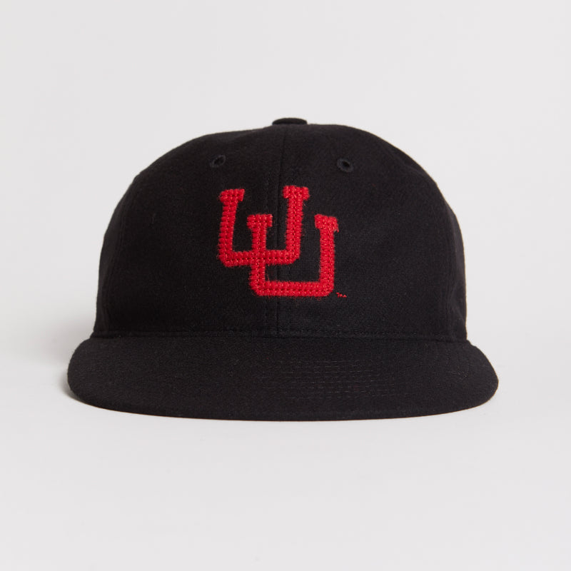 UTAH Black Wool Field Hat