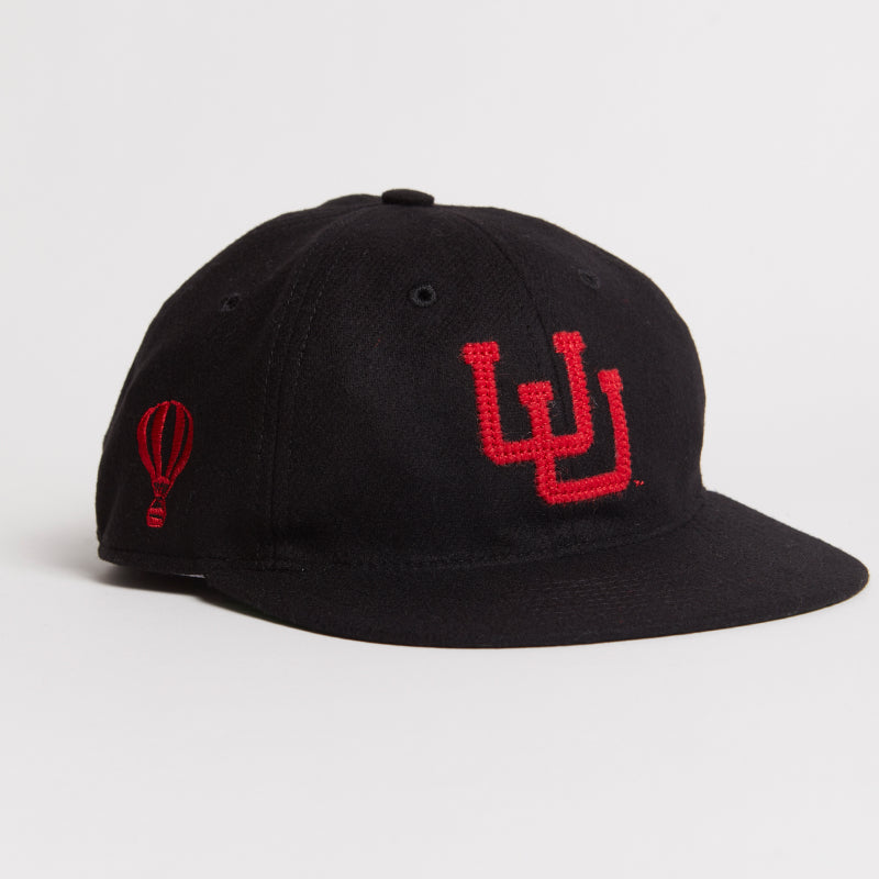 UTAH Black Wool Field Hat (Youth)