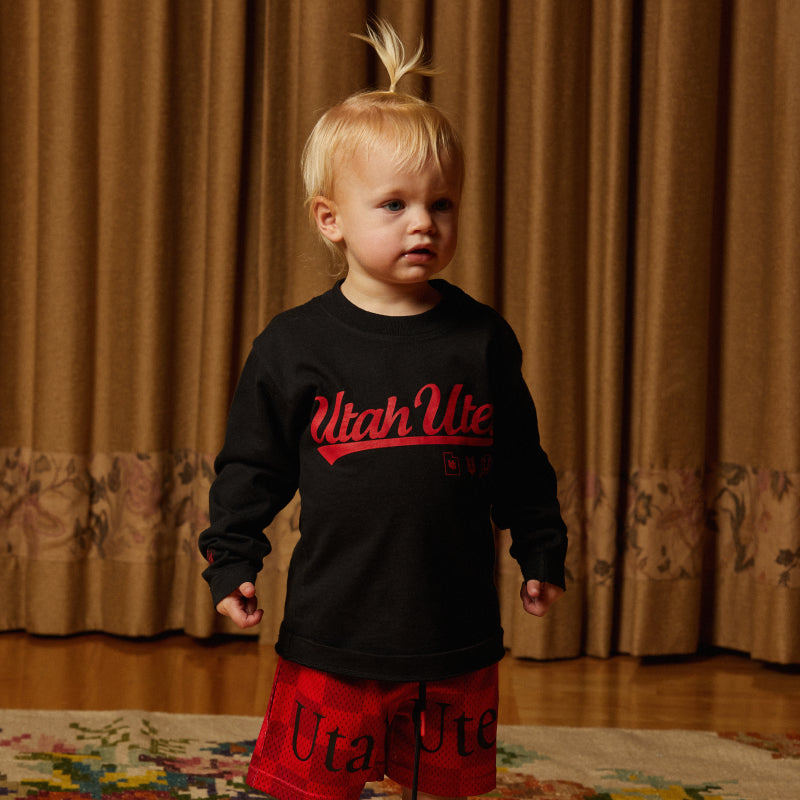 UTAH Black Formation Oversized Long-Sleeve (Youth)