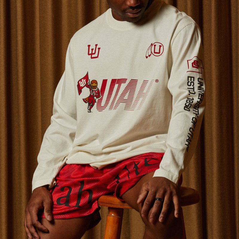 UTAH Red Checkered Shorts