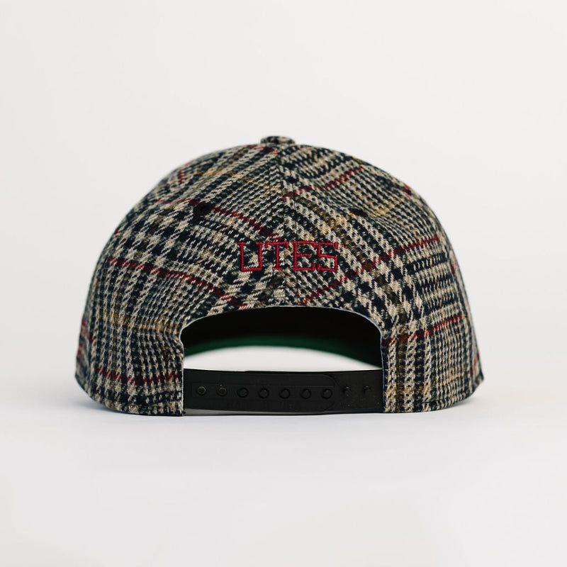 UTAH Plaid Adult Hat (5 Panel)