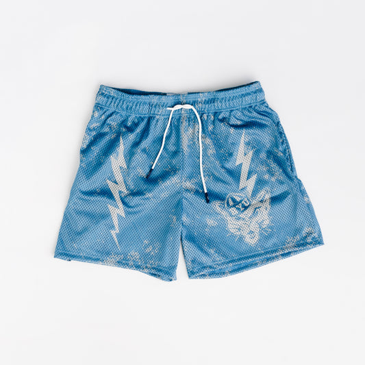 BYU Cosmo Washed Blue Shorts (Adult)
