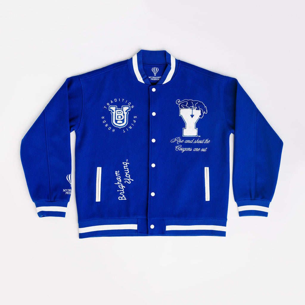 BYU Royal Varsity Jacket (Adult)