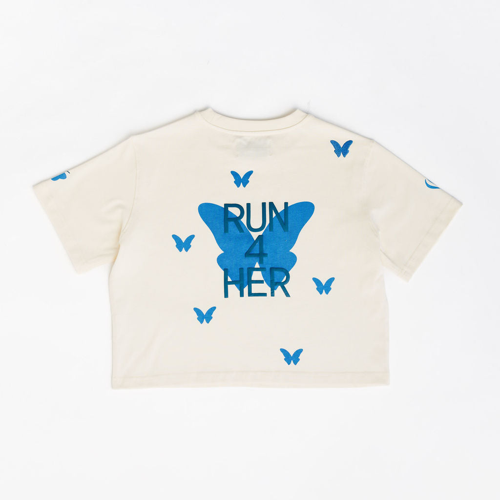 BYU Run4Her Crop Tee