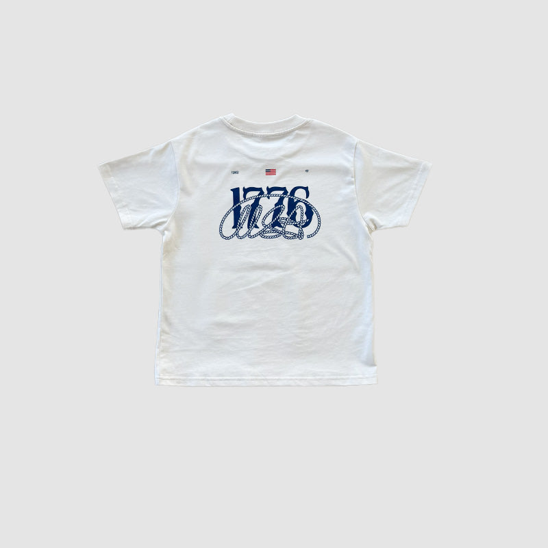 USA White Youth Tee