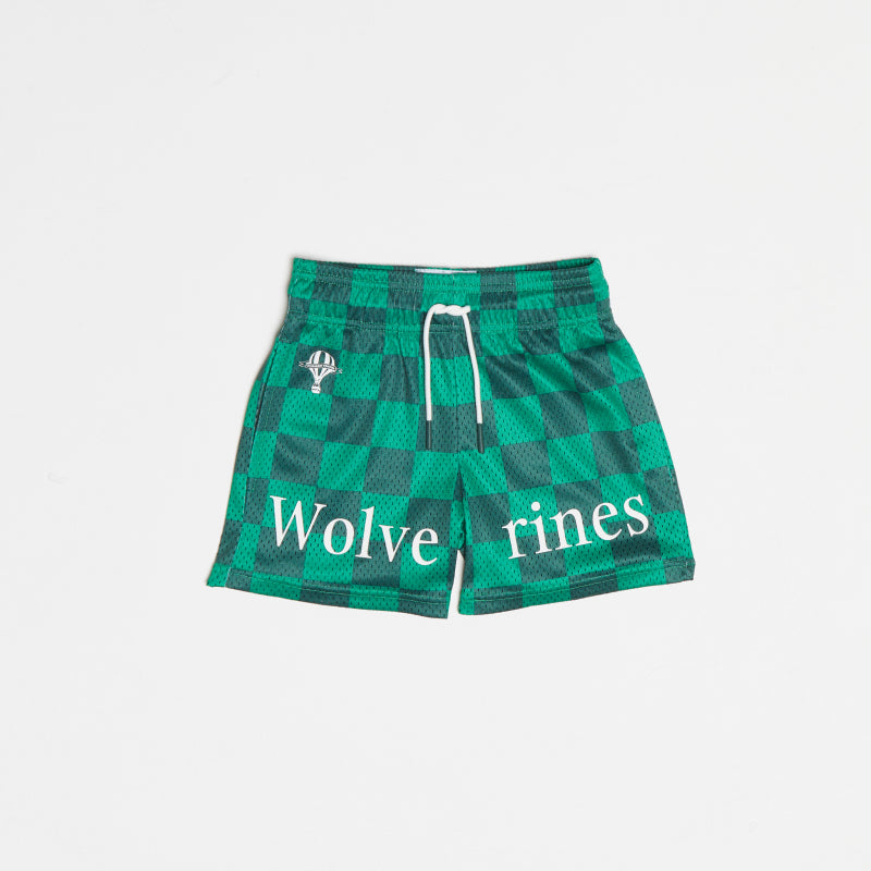 UVU Green Checkered Shorts (Youth)