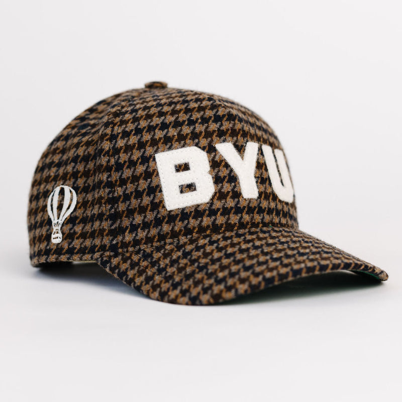 BYU Houndstooth Adult Hat (5 Panel)