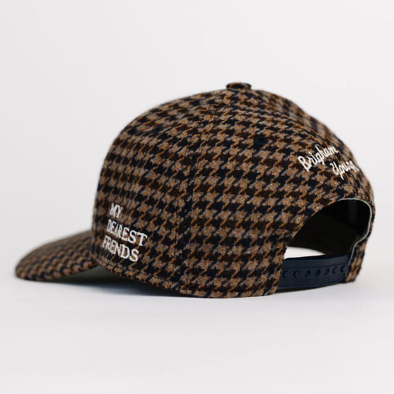 BYU Houndstooth Adult Hat (5 Panel)