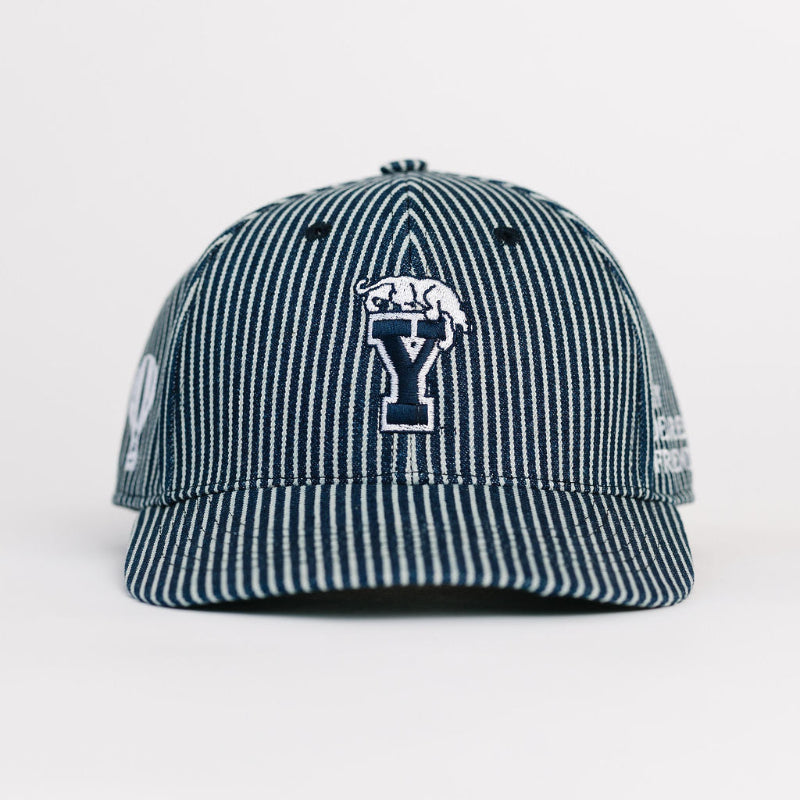 BYU Railroad Stripe Adult Hat (6 Panel)