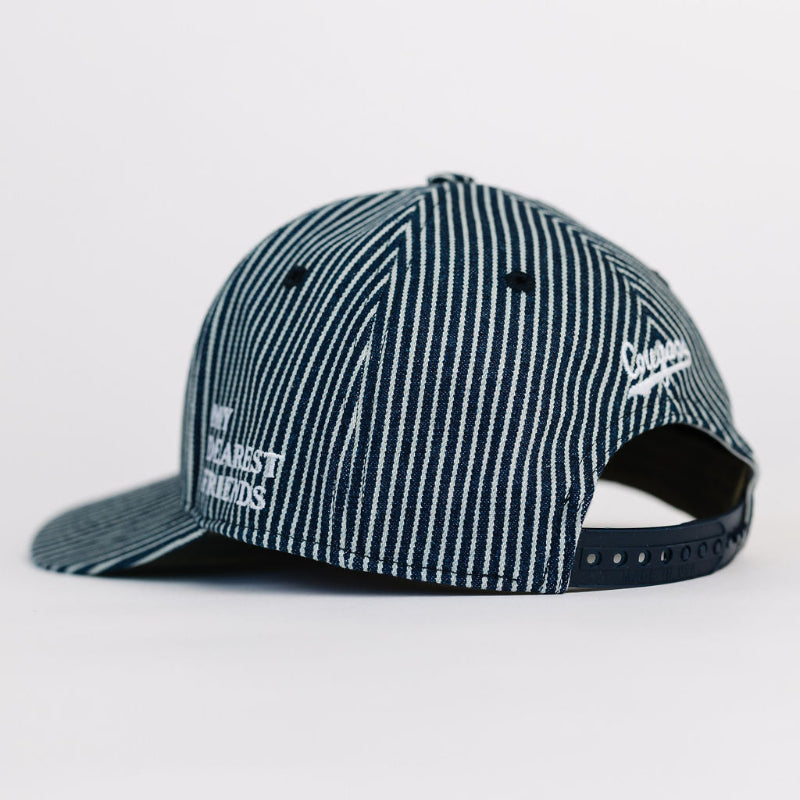 BYU Railroad Stripe Adult Hat (6 Panel)