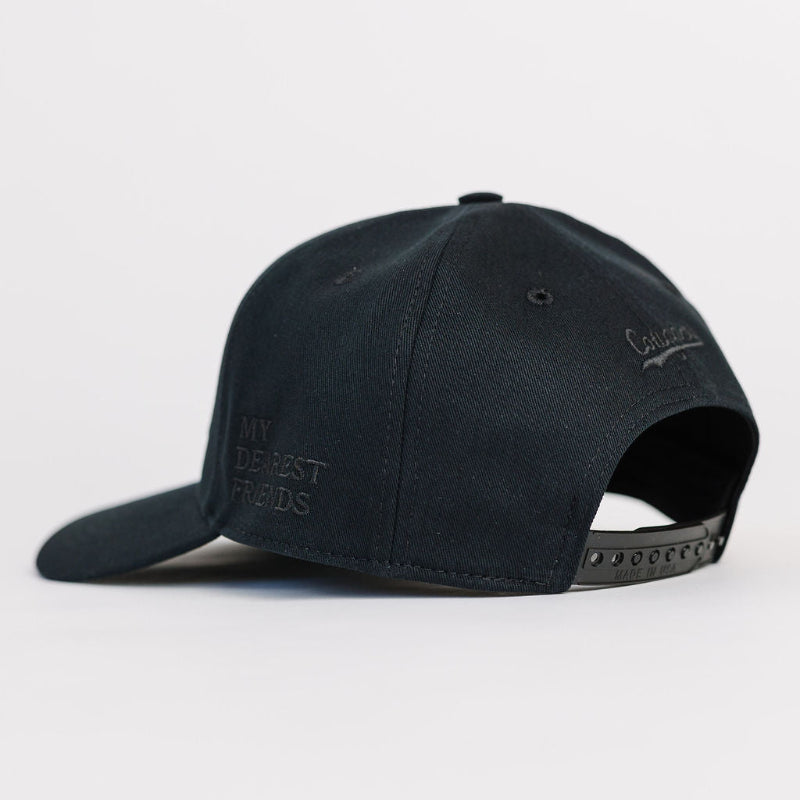 BYU Black Adult Hat (5 Panel)