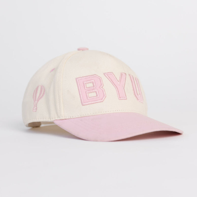 BYU Pink Adult Hat (5 Panel)