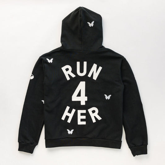 BYU Black "Run4Her" Hoodie